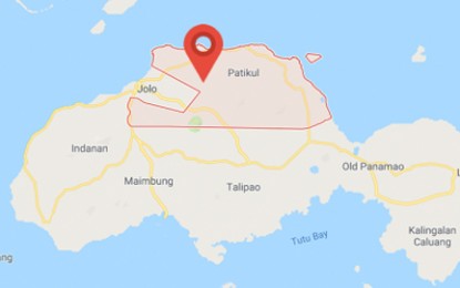 <p>Google map of Patikul town, Sulu.</p>