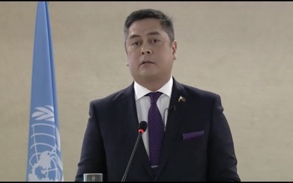 <p>PCOO Secretary Martin Andanar <em>(Screengrab from the 43rd Session of the UN Human Rights Council livestream)</em></p>
