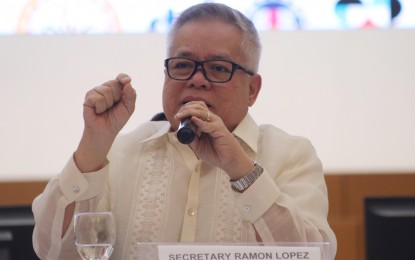 <p>DTI Secretary Ramon Lopez.<em> (File photo)</em></p>