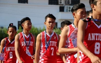 <p><strong>REGIONAL SPORTS MEET</strong>. Antiqueño athletes join the parade during the opening program of the regional sports competition hosted by Roxas City, Capiz in 2019. Antique will be sending its delegation to the Western Visayas Regional Athletic Association on March 14 in Aklan province, this year's host. <em>(Photo courtesy of PIO Antique)</em></p>