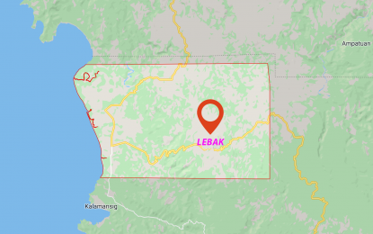<p>Google map of Leba townk, Sultan Kudarat.</p>