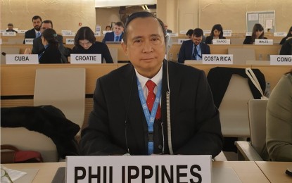 <p>Ambassador Evan P. Garcia, Permanent Representative to the United Nations in Geneva (<em>DFA photo</em>)</p>