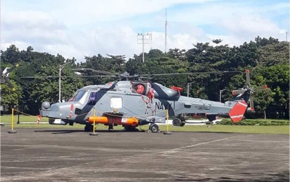 <p>Philippine Navy’s AW-159 “Wildcat” anti-submarine helicopter <em>(PNA photo by Priam Nepomuceno)</em></p>