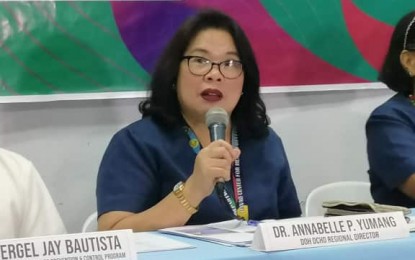 <p>Dr. Annabelle Yumang, chief of the Department of Health in Davao Region.<em> (PNA file photo by Che Palicte)</em></p>