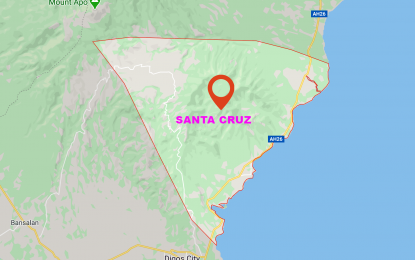 <p style="text-align: left;">Google map of Santa Cruz municipality, Davao del Sur.</p>