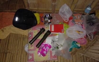 <p><strong>RECOVERED.</strong> Photo shows items recovered by the Philippine Army after an encounter with the Communist Party of the Philippines-New People's Army (CPP-NPA) on Monday at Calinog town. The Army’s 3rd Infantry Division (3ID) assured on Tuesday (March 17, 2020) the operations against the rebels will remain its priority while they also perform their tasks in fighting the coronavirus. <em>(PNA photo courtesy of Army's 61st IB)</em></p>