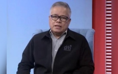 <p>Department of Trade and Industry Secretary Ramon Lopez during the Laging Handa public briefing on Tuesday, March 17, 2020 <em>(Screenshot from PTV)</em></p>