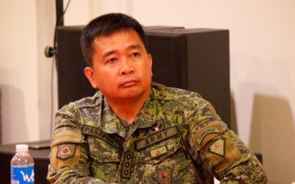 <p><strong>ARMY SUPPORT.</strong> Col. Inocencio Pasaporte, commander of the Philippine Army’s 303rd Infantry Brigade based in Murcia, Negros Occidental, on Wednesday (March 18, 2020) assures the local governments of support for the directive of Governor Eugenio Lacson to seal the borders of the province as a precaution to prevent the spread of Covid-19. He vowed to tap the reservists for augmentation. <em>(Photo courtesy of Bacolod City PIO)</em></p>