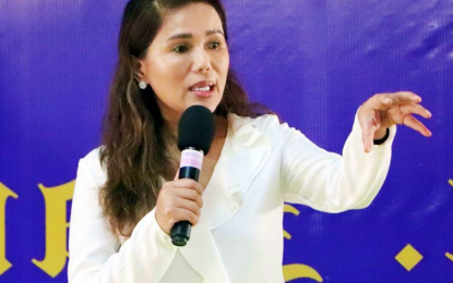 <p>North Cotabato Governor Nancy Catamco. <em>(Photo by North Cotabato PIO)</em></p>