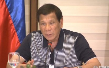 <p>President Rodrigo Duterte. <em>(Screenshot from RTVM)</em></p>