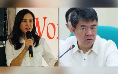 <p>Quezon City Mayor Joy Belmonte (left) and Senator Koko Pimentel (right). <em>(File photo)</em></p>