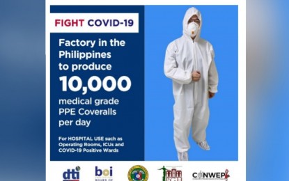 <p>PPE coverall<em> (Photo courtesy of Board of Investments)</em></p>