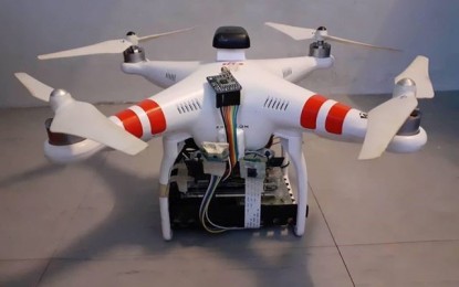<p><strong>DRONE PROTOTYPE</strong>. The Department of Science and Technology (DOST) has allotted PHP561,000 for the development of six units of mobile artificial intelligence (AI)-enabled thermal scanners mounted on drones. These units will be pilot tested in Quezon City and Caloocan before the end of April 2020. (<em>Photo courtesy of DOST</em>) </p>