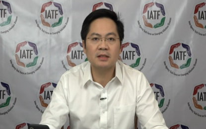 <p>Cabinet Secretary and IATF-EID spokesperson Karlo Nograles </p>