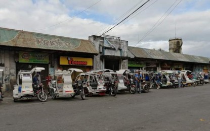 <p><strong>BACK ON THE ROAD.</strong> Tricycles resume operation in Talisay City, Negros Occidental on the first day of the gradual transition from enhanced community quarantine to general community quarantine in the province on Monday. However, tricycles can pick up only a maximum of three passengers while observing physical distancing.<em> (Photo courtesy of  Talisay City, Negros Occidental CDRRMO)</em></p>