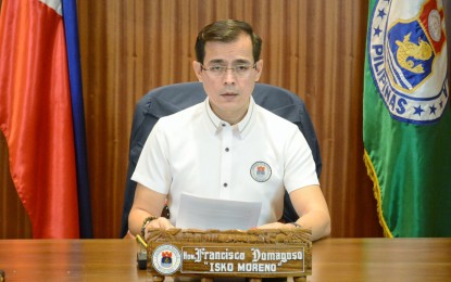 <p><strong>‘HARD LOCKDOWN’.</strong> Manila City Mayor Francisco "Isko" Domagoso announces the placing of Sampaloc district under 48-hour hard lockdown in a Facebook live on Tuesday (April 21, 2020). He said the hard lockdown will be implemented from 8 p.m. on Thursday (April 23) to 8 p.m. on Saturday (April 25). (<em>Manila Public Information Office photo)</em></p>