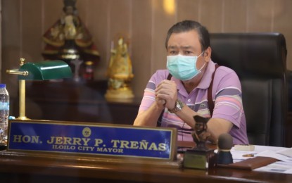 <p><strong>PROTOCOL IN PLACE.</strong> Iloilo City Mayor Jerry P. Treñas says on Tuesday (May 5, 2020) a protocol is in place to facilitate the repatriation of stranded OFWs back to Iloilo. In a media interview, he said there was never a time when he prevented the return of OFWs to Iloilo.<em> (Photo by Arnold Almacen/City Mayor’s Office)</em></p>