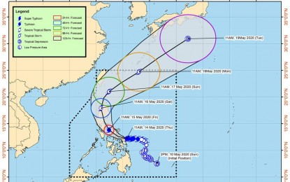 'Ambo' pummels Eastern Samar; heavy rains expected | Philippine News Agency