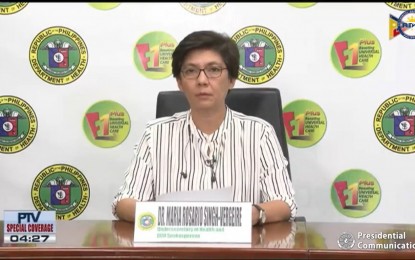 <p>Department of Health Undersecretary Maria Rosario Vergeir <em>(Screengrab from PTV-4)</em></p>