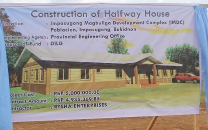 <p><strong>HALFWAY HOUSE.</strong> An architectural sketch of the halfway house for the former rebels was unveiled as the local government and Philippine Army's 8th Infantry Battalion (8IB) hold groundbreaking ceremony in Impasugong, Bukidnon on Saturday (May 16, 2020). The P5-million facility will serve as temporary shelter for former rebels.<em> (Contributed photo)</em></p>