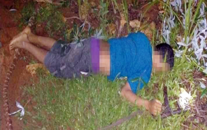 <p><strong>DEAD NPA LEADER.</strong> Government forces killed during a five-minute firefight communist rebel leader Ronnie Rocero on Saturday evening (May 16, 2020) in Barangay Don Alejandro, San Luis, Agusan del Sur. Authorities also arrested two rebels, one of whom was a minor. <em>(Photo courtesy of 26IB)</em></p>