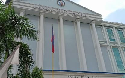 <p>Pasig City Hall facade. <em>(File photo)</em></p>