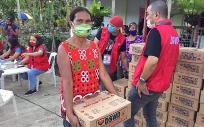 DSWD sends 18.3K food packs to typhoon-hit Samar areas | Philippine ...