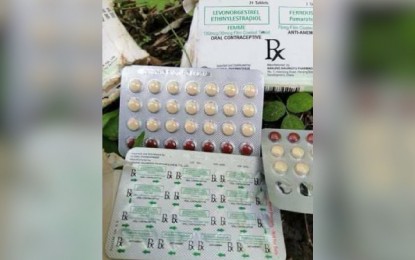<p><strong>RECOVERED PILLS.</strong> The oral contraceptive tablets recovered by troops of the 94th Infantry Battalion inside a New People’s Army lair in a remote village of Himamaylan City, Negros Occidental, after an encounter on Friday afternoon (May 22, 2020). Col. Inocencio Pasaporte, commander of 303rd Infantry Brigade, said this is an indication of sexual abuse suffered by female NPA members and recruits in the hands of the communist rebels. <em>(Photo courtesy of 303rd Infantry Brigade, Philippine Army)</em></p>