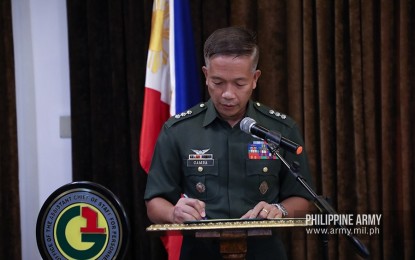 <p>Col. Potenciano Camba, the new commanding officer of the Army’s 1002nd Infantry Brigade. <em>(Photo grab from the Philippine Army website)</em></p>