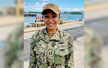 <p><strong>PINOY PRIDE</strong>. Lt. Melanie Martins, a supply officer serving aboard the USS Ohio, has become the first Filipina to earn the Submarine Warfare Specialist pin in September last year. Martins hails from Angeles City, Pampanga. <em>(Photo courtesy of the US Navy Office of Community Outreach)</em></p>