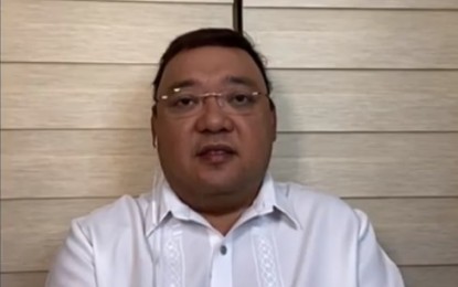 <p>Presidential Spokesperson Harry Roque. <em>(Screengrab from Zoom interview with ABS-CBN News Channel's Headstart)</em></p>