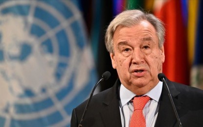 <p>(<em>Photo of UN Secretary-General Antonio Guterres provided by Anadolu</em>) </p>