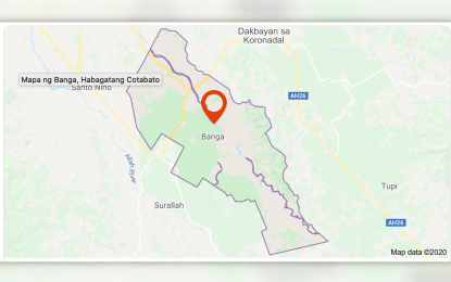 <p>Google map of Banga town, South Cotabato</p>