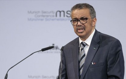 <p>WHO director-general Tedros Adhanom Ghebreyesus <em>(Anadolu photo)</em></p>