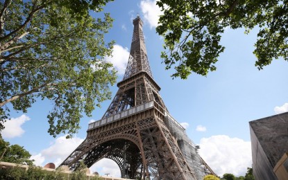 <p>The Eiffel Tower in Paris, France <em>(Xinhua photo)</em></p>