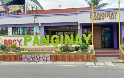 <p>TOTAL <strong>LOCKDOWN</strong>. Barangay Panginay in Balagtas, Bulacan was placed under total lockdown after two residents were found positive for Covid-19. The lockdown takes effect on June 25 until July 3, 2020.<em> (Contributed photo)</em></p>