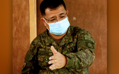 <p>Brig. Gen. Maurito L. Licudine, commander of the Army's 402nd Infantry Brigade based in Butuan City. <em>(PNA file photo by Alexander Lopez)</em></p>