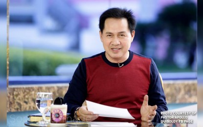 <p>Apollo Quiboloy <em>(Photo courtesy of Quiboloy FB page)</em></p>