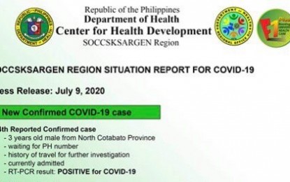 <p>The DOH-12 coronavirus disease 2019 situation report as of July 9, 2020</p>