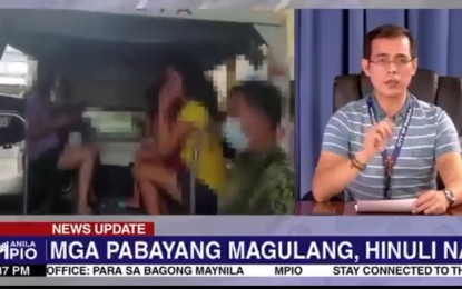 <p>Manila Mayor Francisco ‘Isko Moreno’ Domagoso gives an update to Manilenyos on Wednesday (July 15, 2020). He warned parents to discipline their children or face arrest. <em>(Photo grabbed from Isko Moreno Domagoso's page)</em></p>