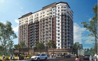 <p><strong>RESIDENTIAL CONDOMINIUM PROJECT.</strong> An architectural rendering of Megaworld’s One Manhattan residential tower inside the 34-hectare The Upper East township in Bacolod City. The property giant is eyeing to generate PHP1.6 billion in sales from the project that will rise in 2025. <em>(Photo courtesy of Megaworld)</em></p>