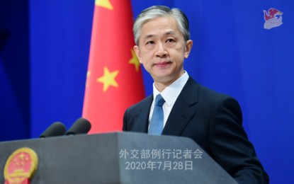 <p>Chinese Foreign Ministry Spokesperson Wang Wenbin <em>(MFA photo)</em></p>