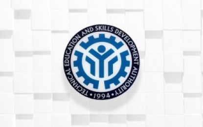 <p><em>Technical Education and Skills Development Authority (TESDA) logo</em></p>