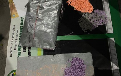 <p><strong>SEIZED</strong>. A total of PHP17 million worth of 'ecstasy' pills is seized by anti-drug operatives in Lubao, Pampanga on Saturday night (Aug. 8, 2020). Five suspects were arrested in two consecutive operations in the town. <em>(Photo courtesy of PDEA-3)</em></p>