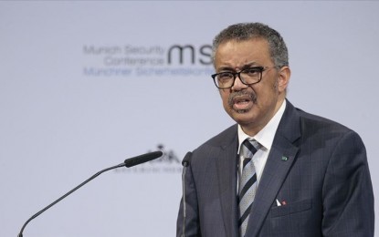 <p>WHO Director General Tedros Adhanom Ghebreyesus <em>(Anadolu photo)</em></p>