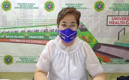 <p><strong>MORE CASES</strong>. Dr. Marie Jocelyn Te, spokesperson of the Department of Health - Center for Health Development 6 (Western Visayas), says in a virtual presser that confirmed Covid-19 cases in the region spiraled to 3,555 on Monday (Aug. 24, 2020). Of the total, 1,971 were active cases, 1,530 have recovered, and 54 died. <em>(PNA file photo)</em></p>