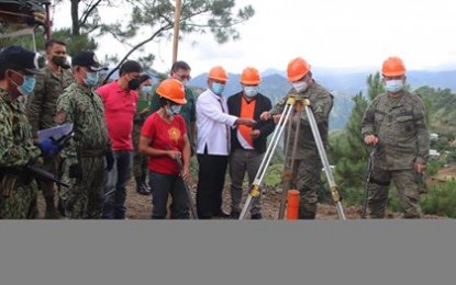 <p><strong>GROUNDBREAKING</strong>. The provincial government of Ifugao and the 5th Infantry Division of the Philippine Army will jointly undertake the construction of the 4.4-kilometer road project in Asipulo Ifugao. The project will connect Sitio Nangkatengey and Numpaling in Namal which are vegetable producing areas. (<em>Photo courtesy of 5ID</em>) </p>