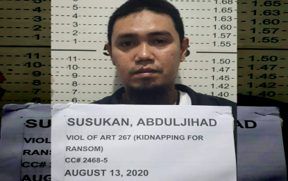 <p>Mugshot of Abu Sayyaf leader Abduljihad "Edang" Susukan. (Photo courtesy of Davao City Police Office)</p>