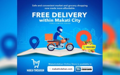 <p><strong>'MAKA-TINDAHAN'.</strong> The Makati City government on Saturday (Aug 15, 2020) has introduced a platform called "Maka-Tindahan (an online market)" application that allows the residents to buy necessities online. Delivery is free of charge for those residing in the city while those living outside the city would have to pay a PHP200-delivery charge. <em>(Photo from Makati City Government Facebook page)</em></p>