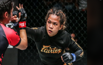 <p>Filipina mixed martial arts fighter Denice Zamboanga <em>(Photo courtesy of One Championship)</em></p>